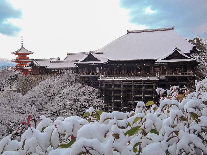 雪の清水寺